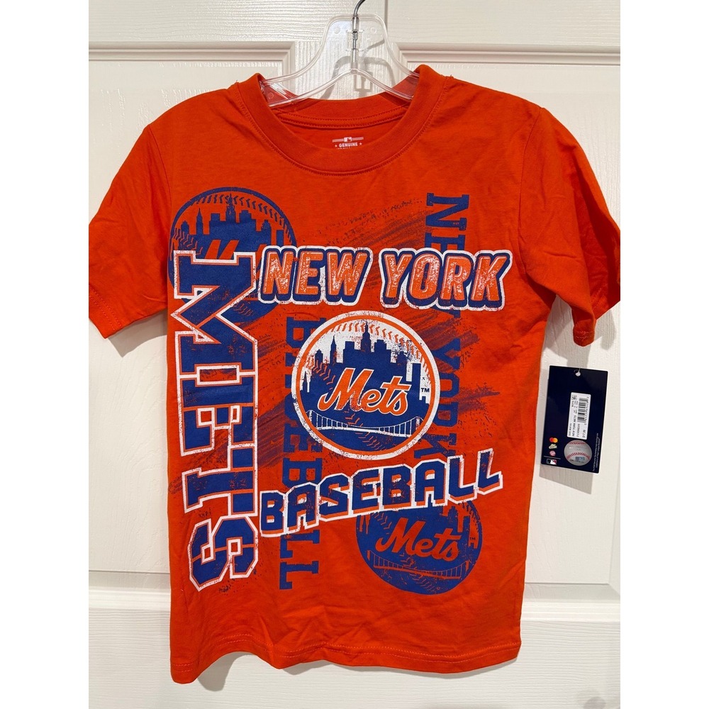 New York Mets Orange Tee Medium Medium 8/10 NWT